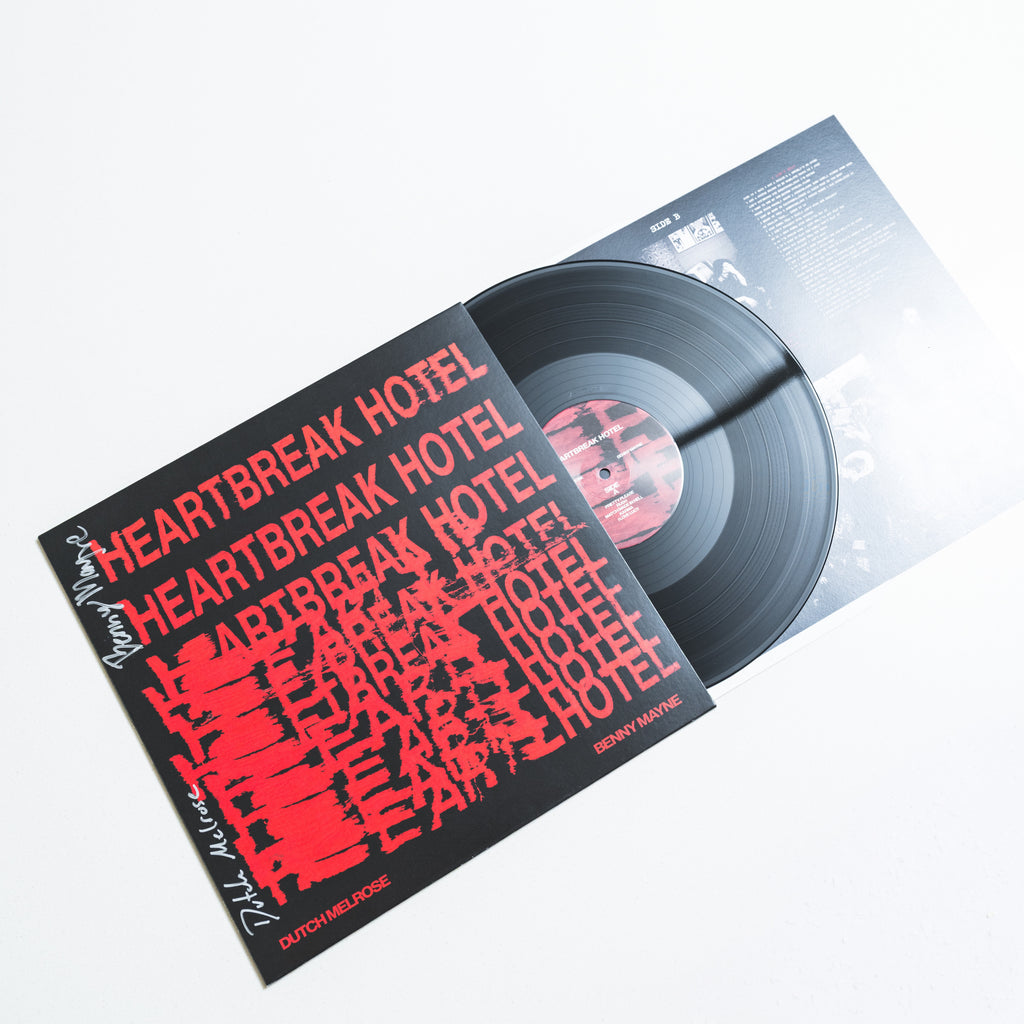 Signed Heartbreak Hotel Vinyl + Lyric Sheet